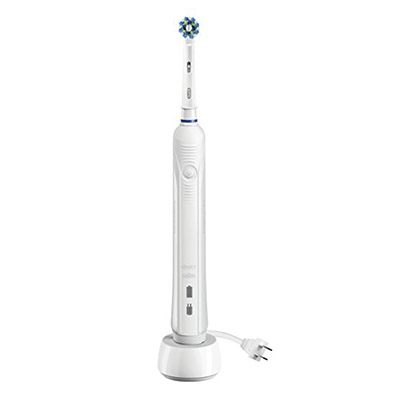 Best Ultrasonic Toothbrushes Oral-B White Pro 1000 Power Rechargeable Electric Toothbrush